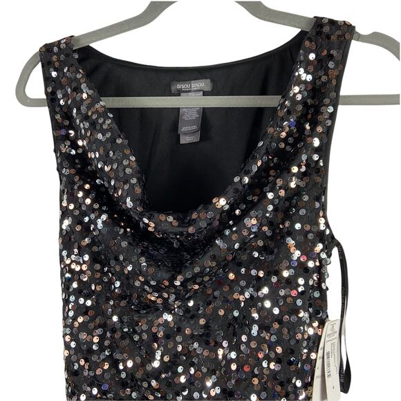 NWT Bisou Bisou Sequin Mini Dress Size 4 - Picture 2 of 9